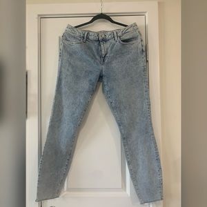 White Wash Skinny Jeans